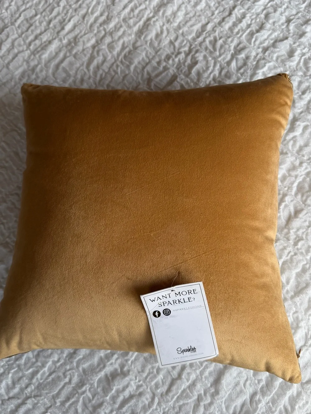 NWT Sparkles Home Madison Avenue Pillow 16”